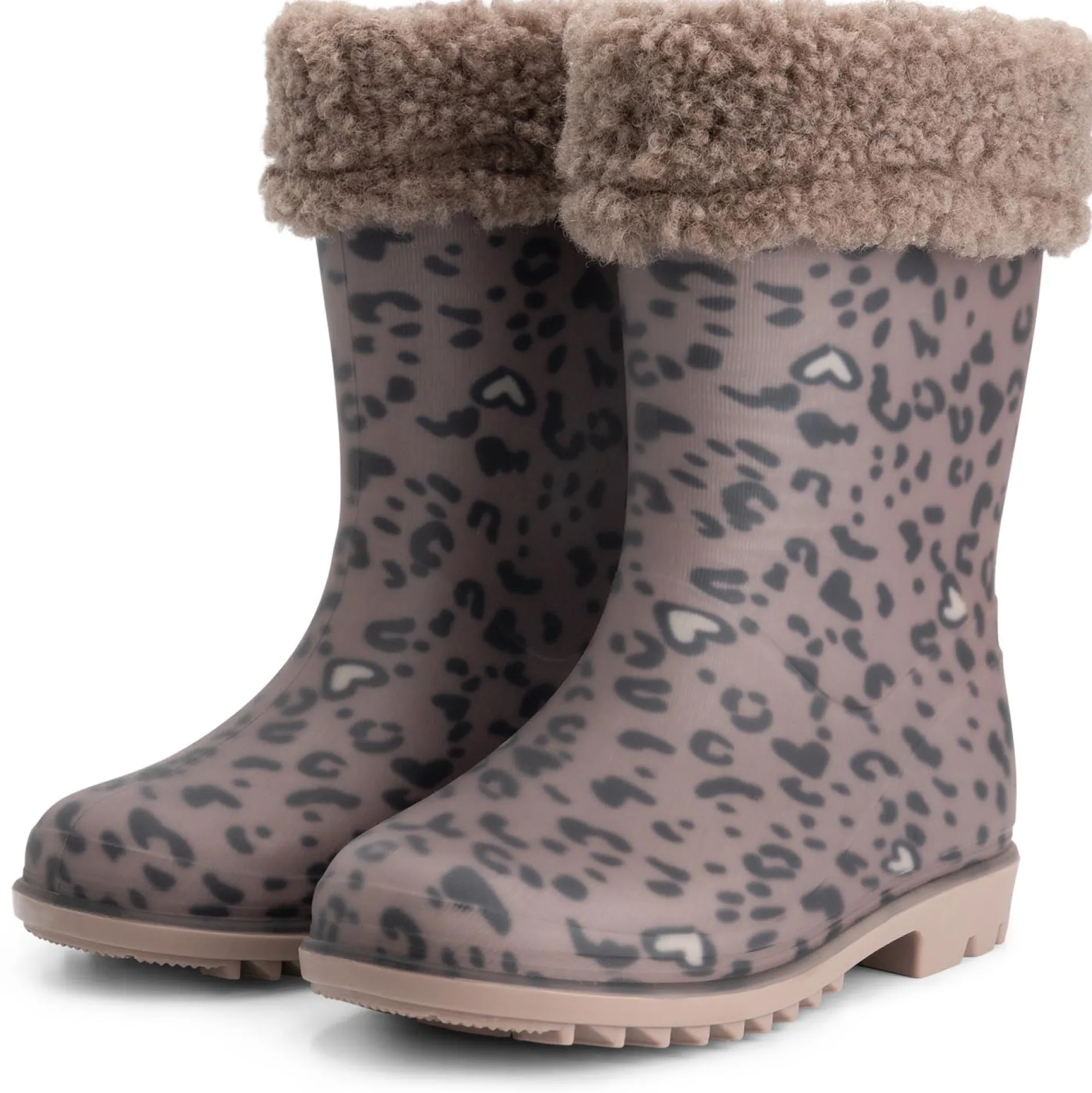 Schoenen & Slofjes|Schoenen & Slofjes*Prénatal peuter regenlaarzen animal print bruin Clay