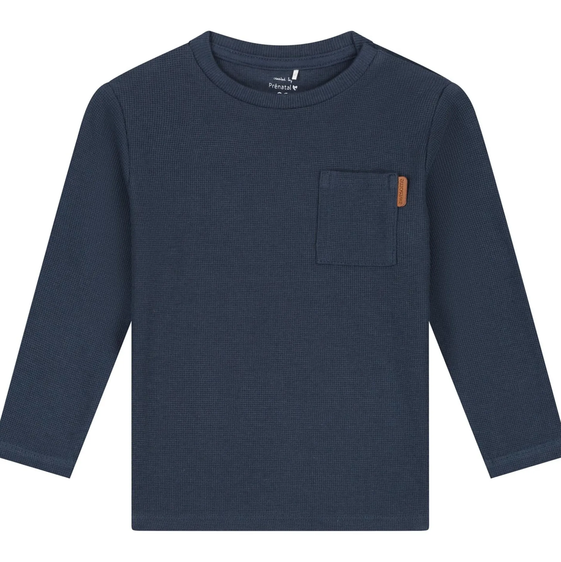 Shirts & Blouses|Shirts & Blouses*Prénatal peuter shirt 2 stuks lange mouwen strepen blauw Dark Bluegrey