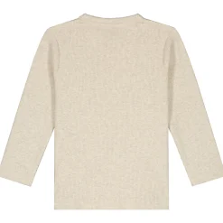 Shirts & Blouses|Shirts & Blouses*Prénatal peuter shirt lange mouwen effen bruin Soft Brown Melange