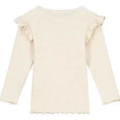 Shirts & Blouses|Shirts & Blouses*Prénatal peuter shirt lange mouwen effen beige Light Brown Melange