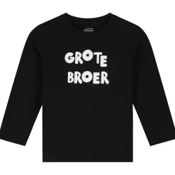 Shirts & Blouses|Shirts & Blouses*Prénatal peuter shirt lange mouwen printopdruk zwart Night Black