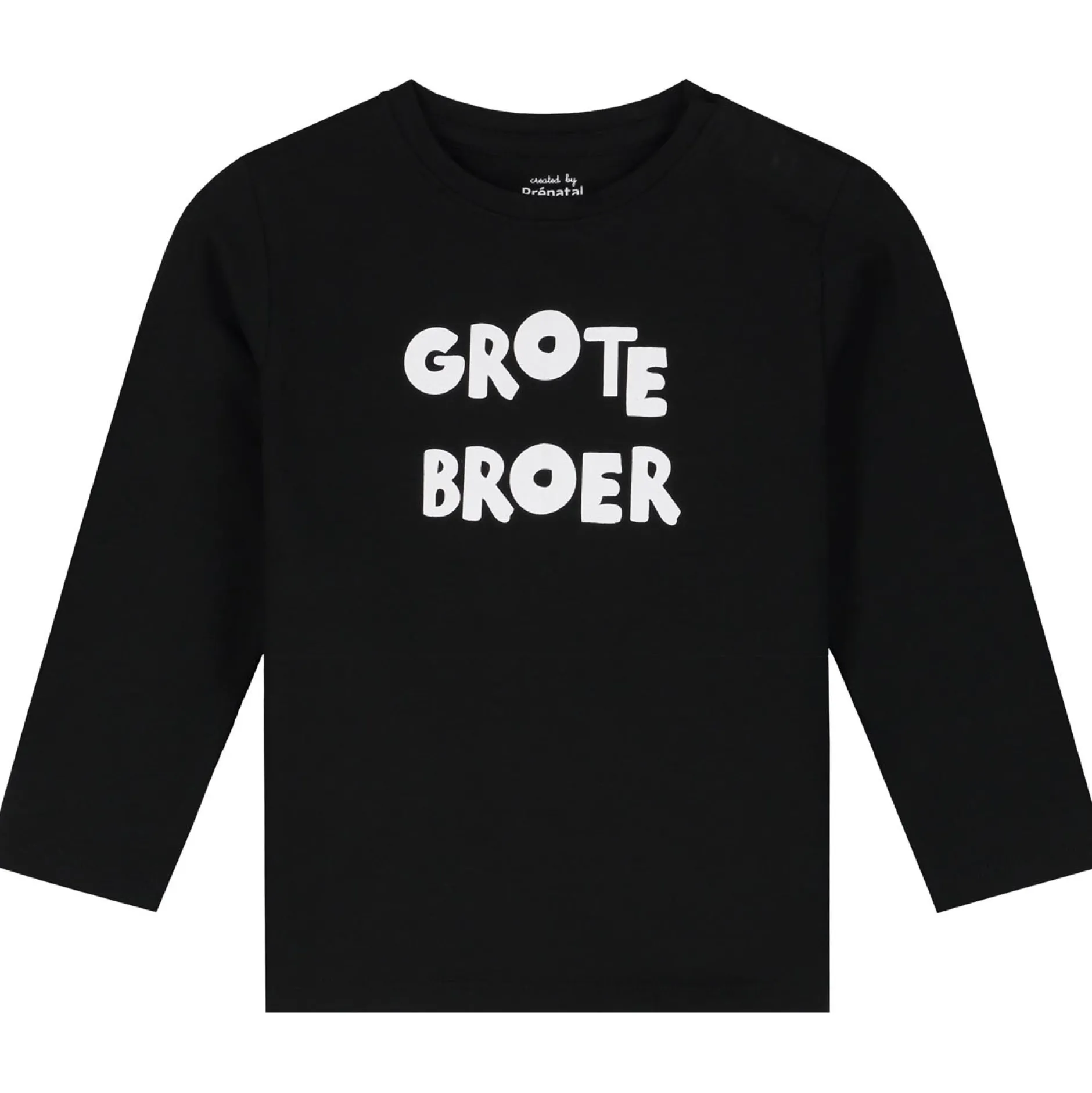 Shirts & Blouses|Shirts & Blouses*Prénatal peuter shirt lange mouwen printopdruk zwart Night Black