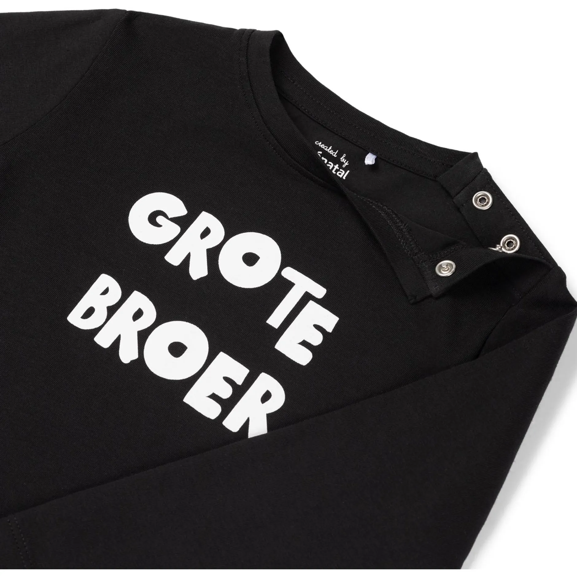 Shirts & Blouses|Shirts & Blouses*Prénatal peuter shirt lange mouwen printopdruk zwart Night Black