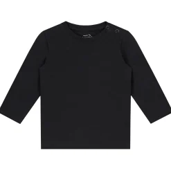 Shirts & Blouses|Shirts & Blouses*Prénatal peuter shirt lange mouwen effen zwart Black