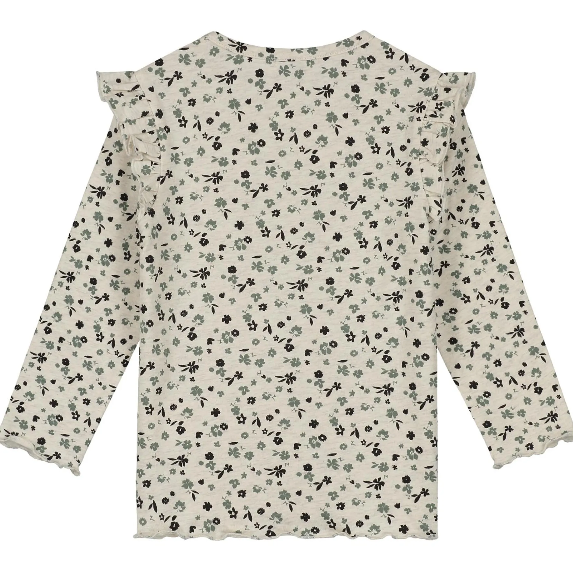 Shirts & Blouses|Shirts & Blouses*Prénatal peuter shirt lange mouwen all over print multi Light Brown Melange