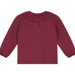 Shirts & Blouses|Shirts & Blouses*Prénatal peuter shirt lange mouwen effen rood Dark Wine Red