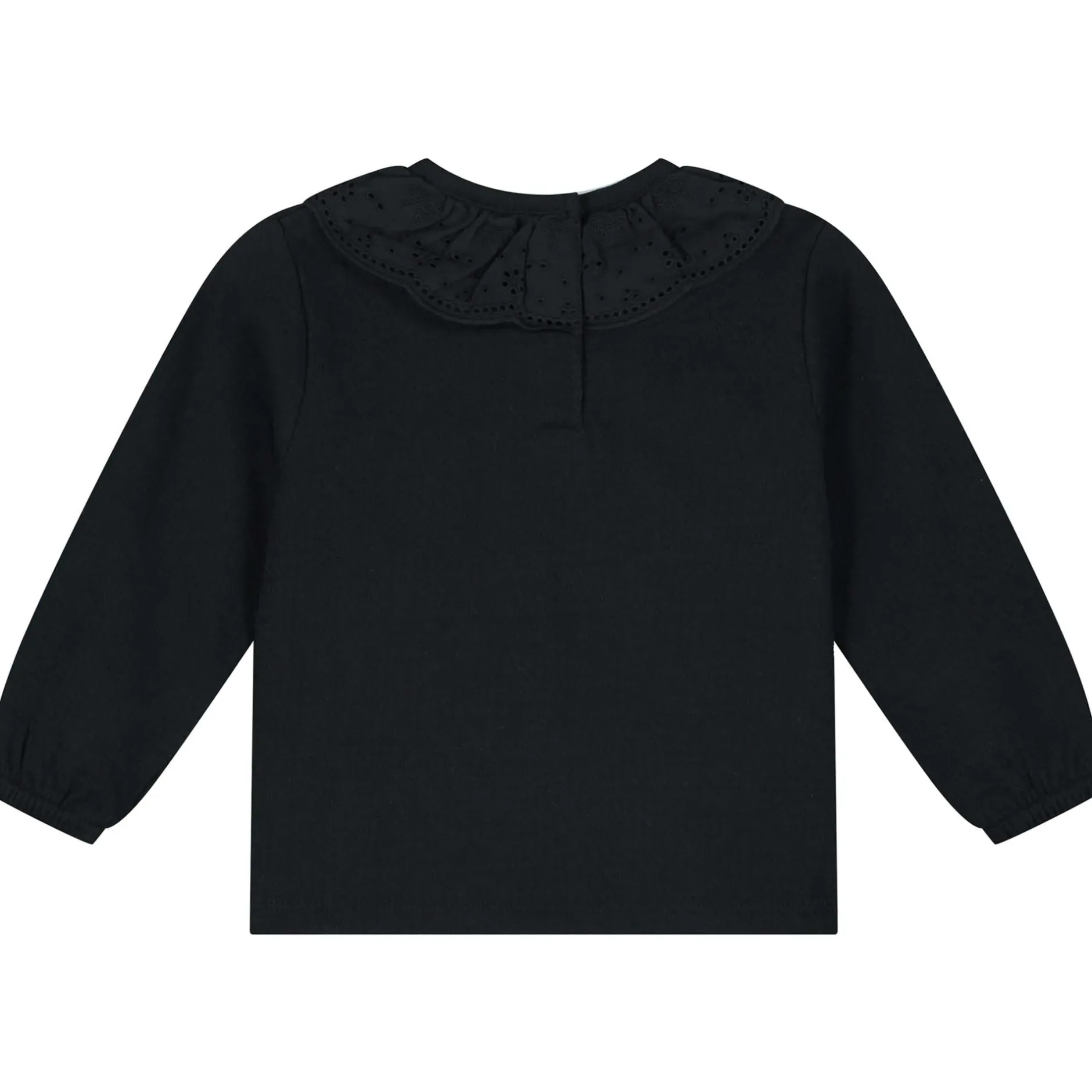 Shirts & Blouses|Shirts & Blouses*Prénatal peuter shirt lange mouwen effen zwart Night Black