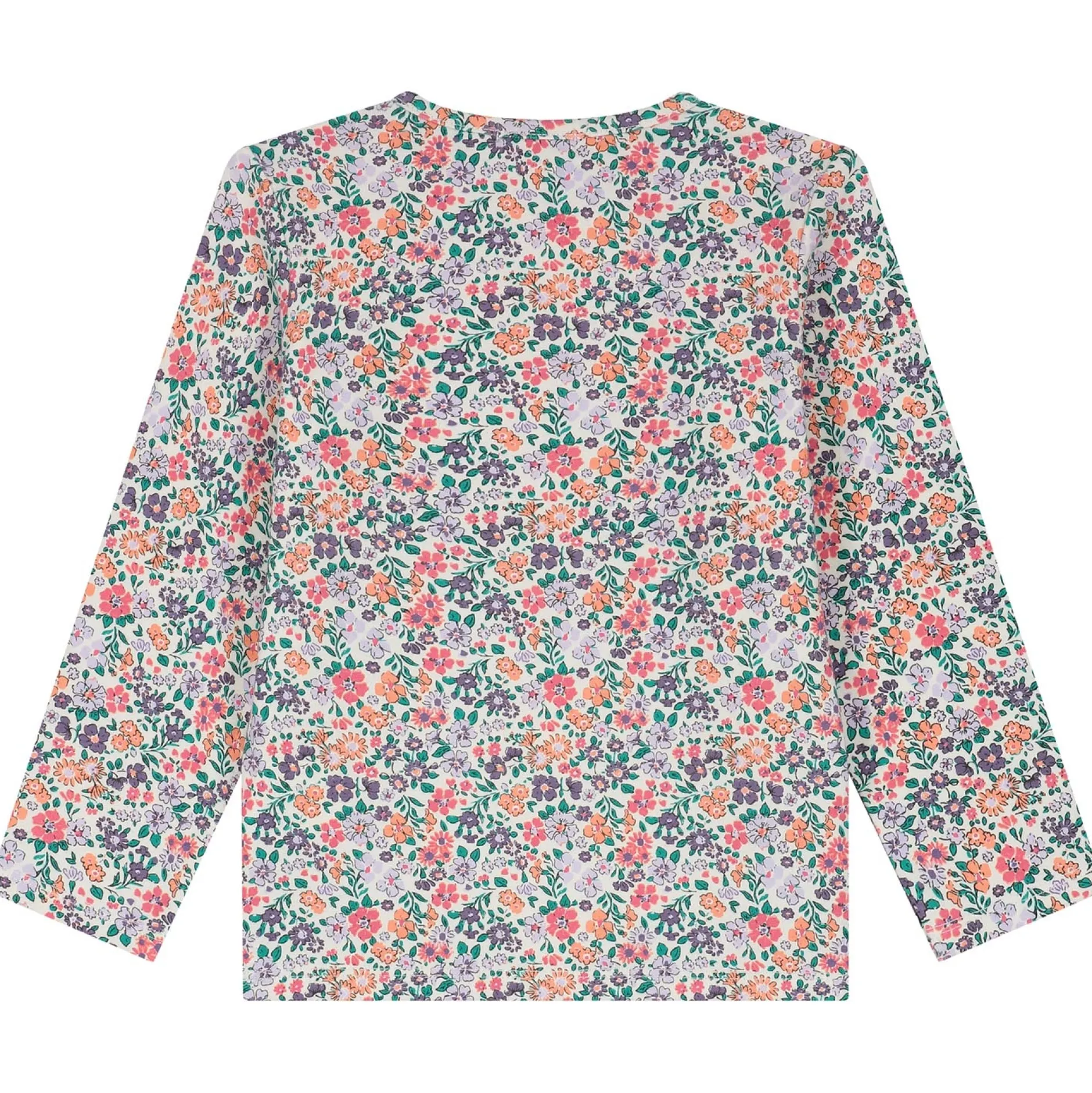 Shirts & Blouses|Shirts & Blouses*Prénatal peuter shirt lange mouwen bloemen multi Dark Off-White