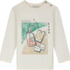 Shirts & Blouses|Shirts & Blouses*Prénatal peuter shirt lange mouwen printopdruk multi Dark Off-White