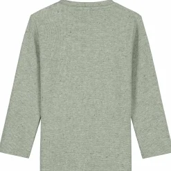Shirts & Blouses|Shirts & Blouses*Prénatal peuter shirt lange mouwen effen groen Light Khaki Green