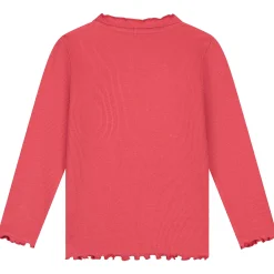 Shirts & Blouses|Shirts & Blouses*Prénatal peuter shirt lange mouwen effen rood Fuchsia Red