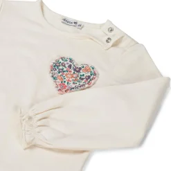 Shirts & Blouses|Shirts & Blouses*Prénatal peuter shirt lange mouwen effen wit Dark Off-White