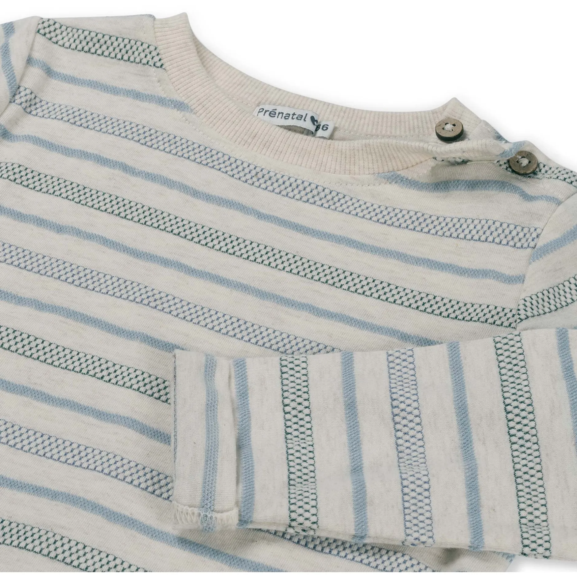 Shirts & Blouses|Shirts & Blouses*Prénatal peuter shirt lange mouwen multi Soft Brown Melange