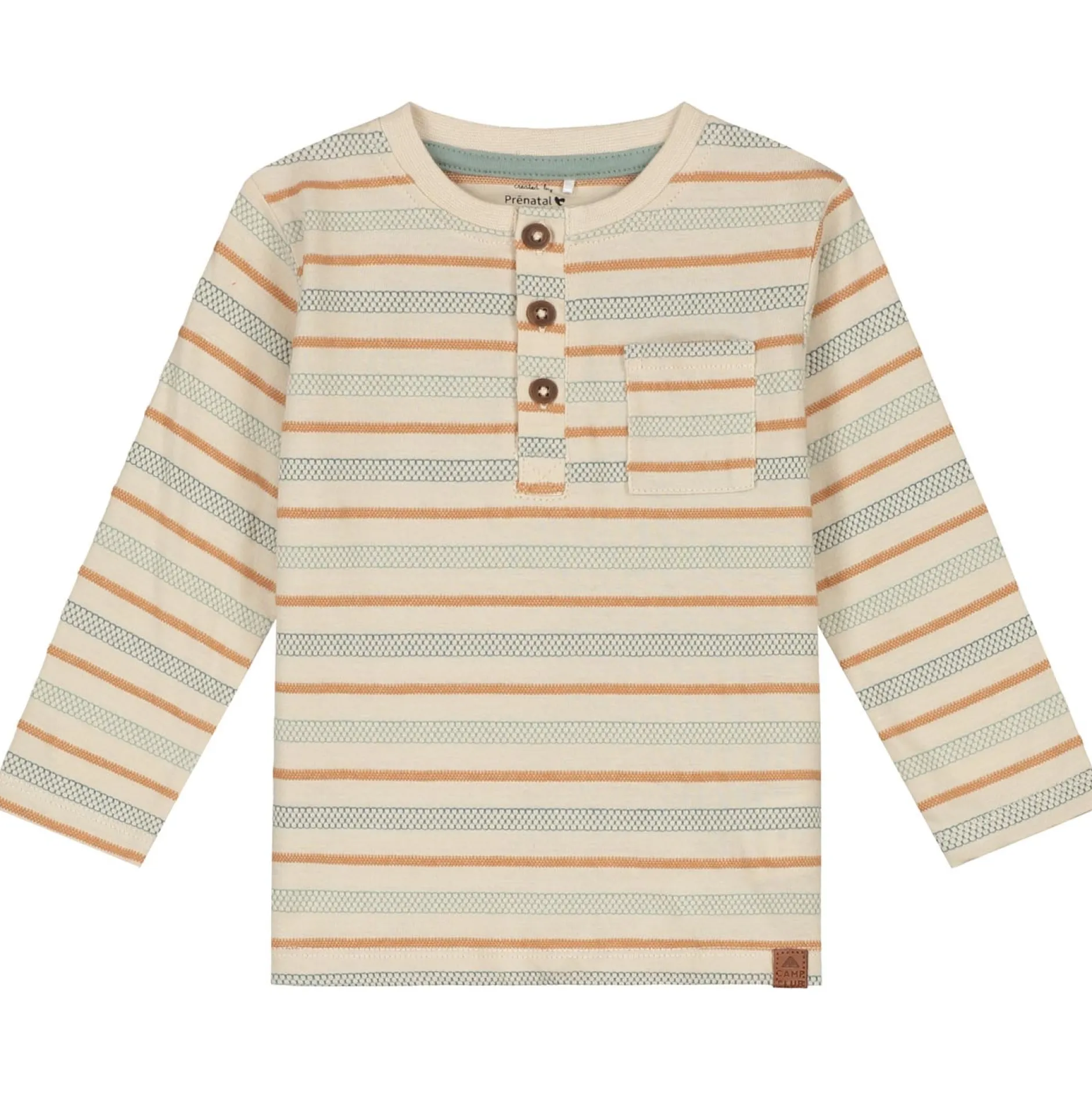 Shirts & Blouses|Shirts & Blouses*Prénatal peuter shirt lange mouwen strepen multi Soft Ecru