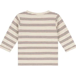 Shirts & Blouses|Shirts & Blouses*Prénatal peuter shirt lange mouwen strepen beige Soft Beige Melange