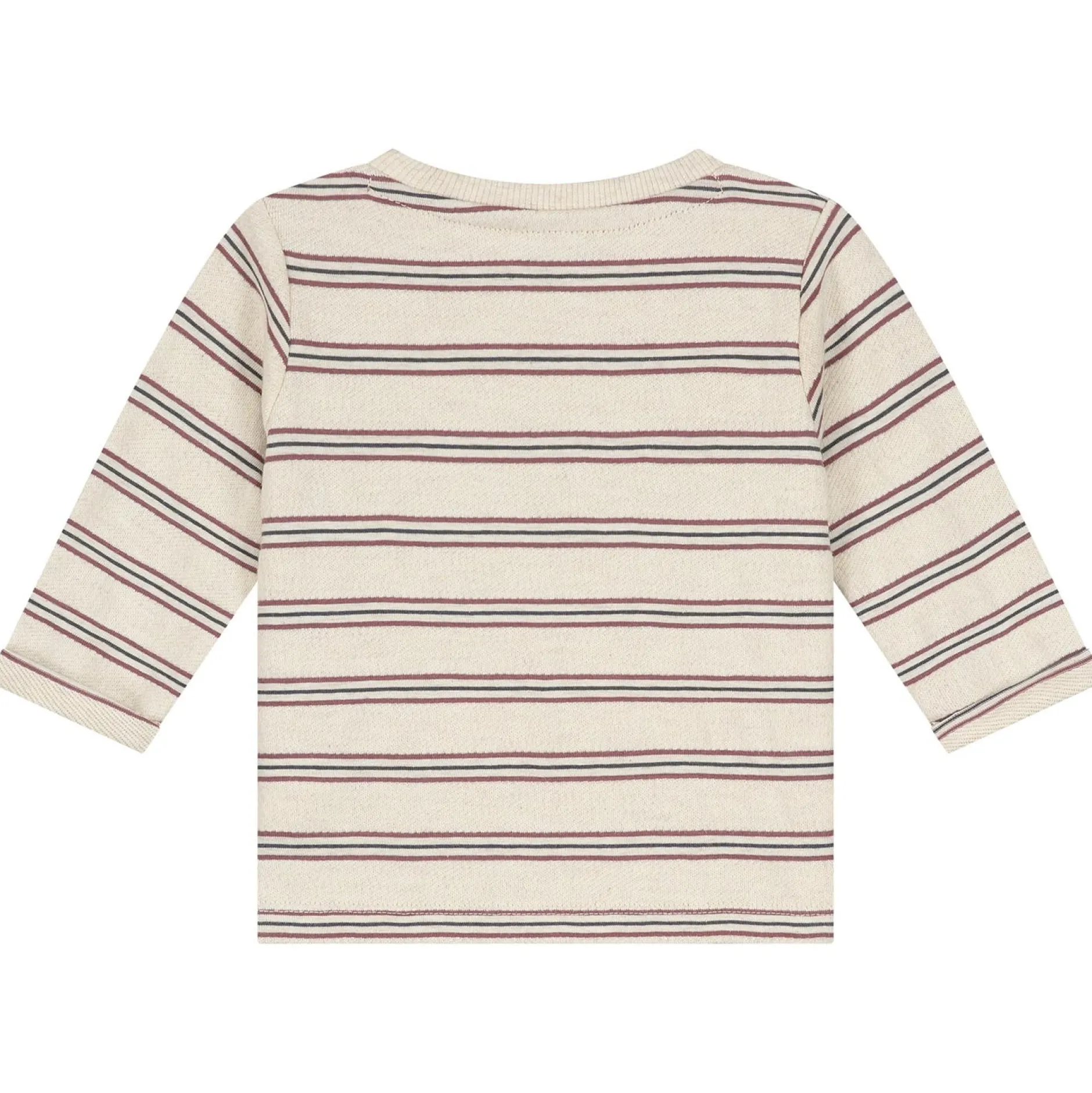 Shirts & Blouses|Shirts & Blouses*Prénatal peuter shirt lange mouwen strepen beige Soft Beige Melange