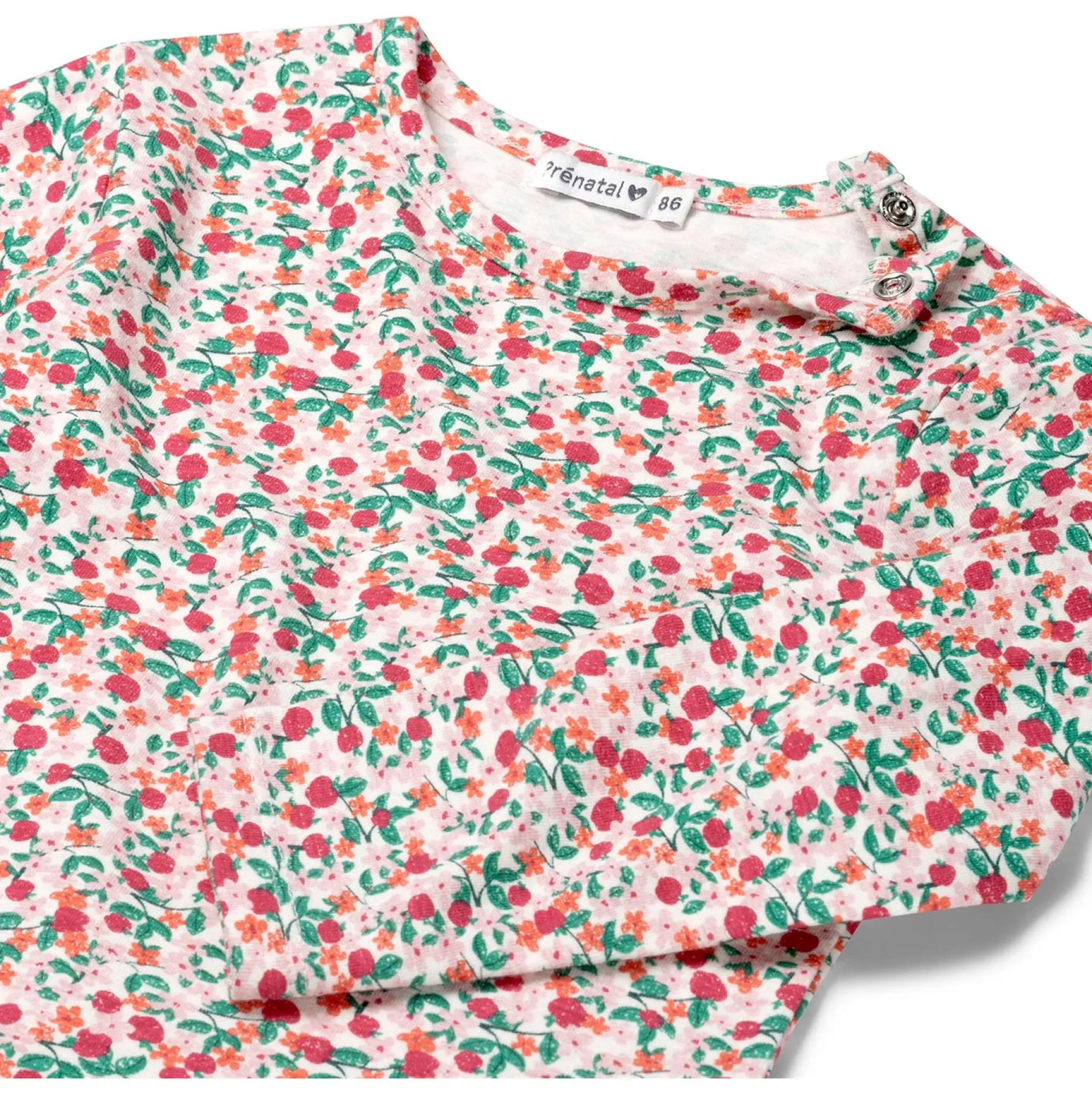Shirts & Blouses|Shirts & Blouses*Prénatal peuter shirt lange mouwen all over print multi Dark Off-White
