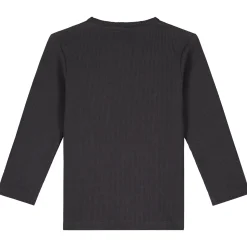 Shirts & Blouses|Shirts & Blouses*Prénatal peuter shirt lange mouwen effen antraciet Dark Stone Grey