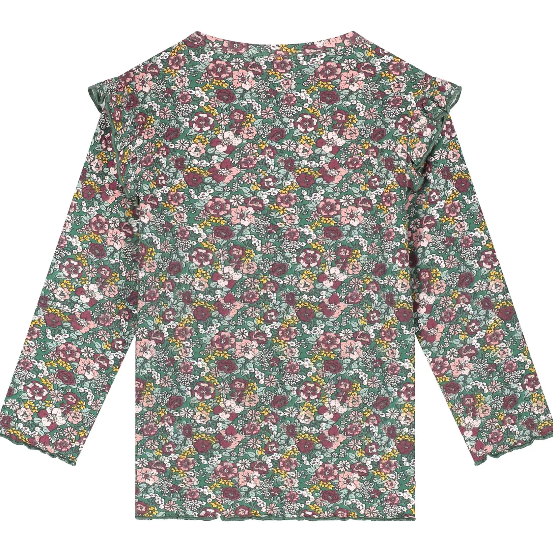 Shirts & Blouses|Shirts & Blouses*Prénatal peuter shirts 2 stuks lange mouwen groen Dark Bottle Green