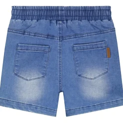 Broeken & Tuinbroeken|Broeken & Leggings*Prénatal peuter short  effen blauw Mid Blue Denim