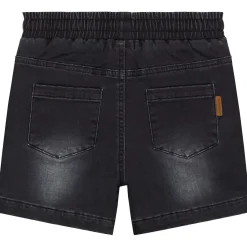 Broeken & Tuinbroeken|Broeken & Leggings*Prénatal peuter short  effen zwart Black Denim