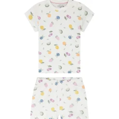 Pyjama's|Pyjama's*Prénatal peuter shortama 2 stuks roze Ivoor Wit