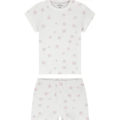 Pyjama's|Pyjama's*Prénatal peuter shortama 2 stuks paars Ivoor Wit