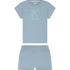 Pyjama's|Pyjama's*Prénatal peuter shortama 2 stuks blauw Ivoor Wit