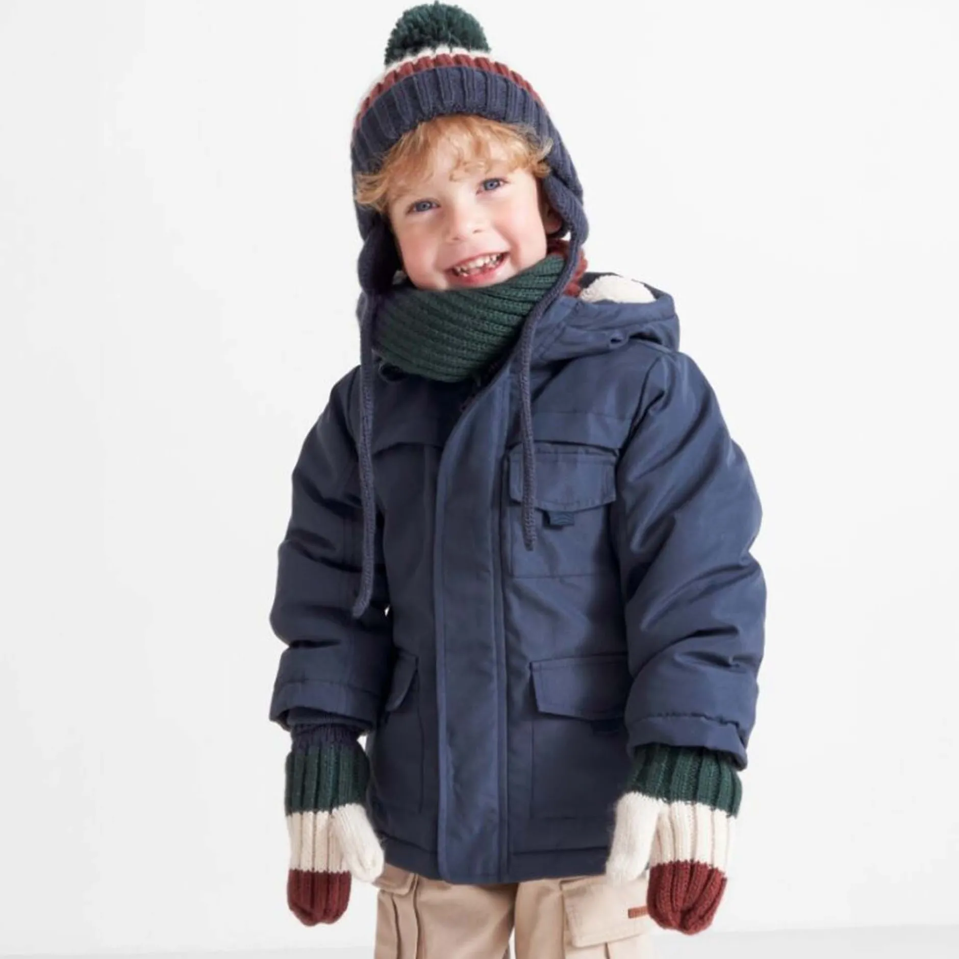 Accessoires|Accessoires*Prénatal peuter sjaal blauw Dark Bluegrey