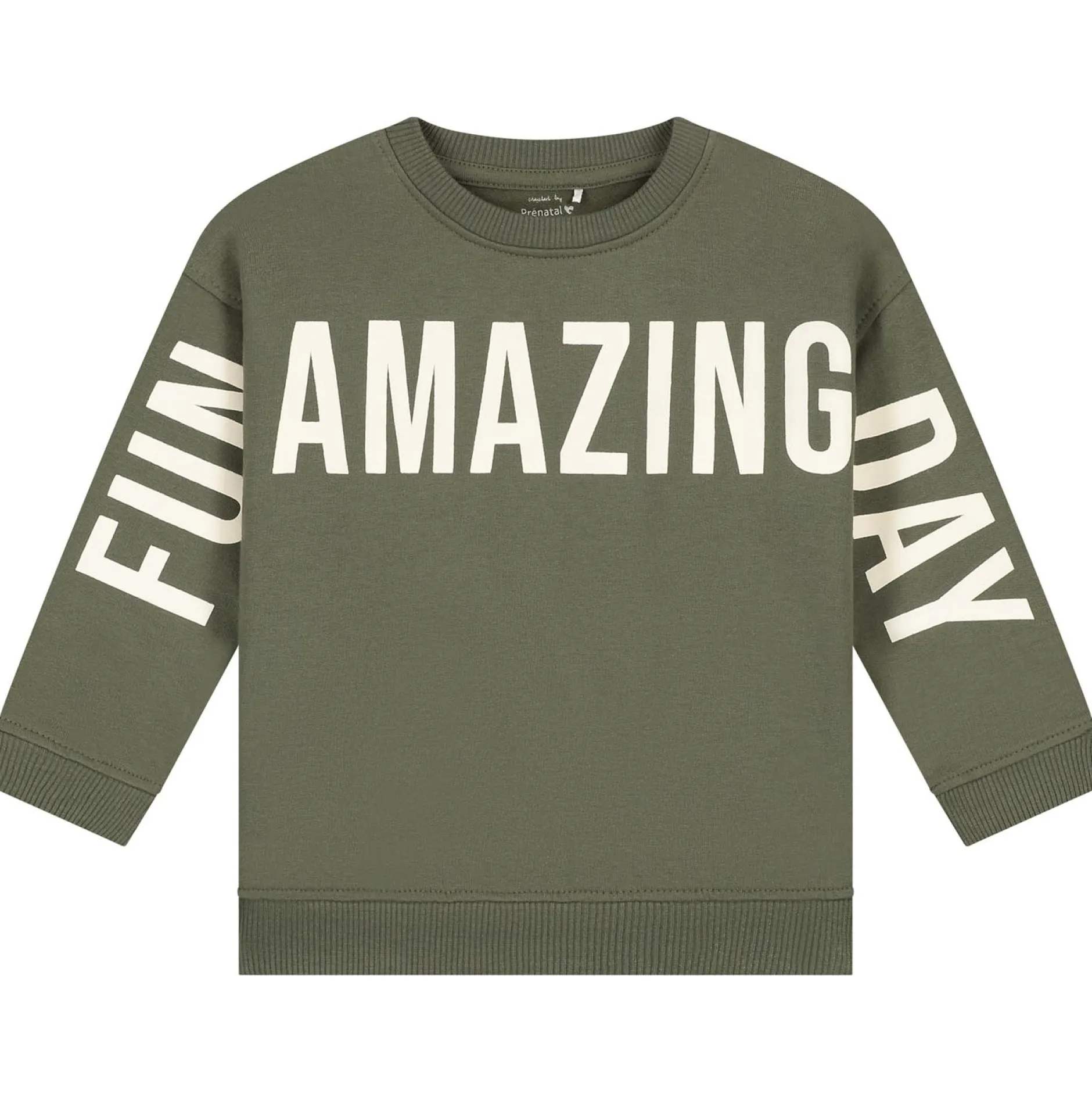 Truien & Vesten|Truien & Sweaters*Prénatal peuter sweater 2 stuks lange mouwen tekst Multi