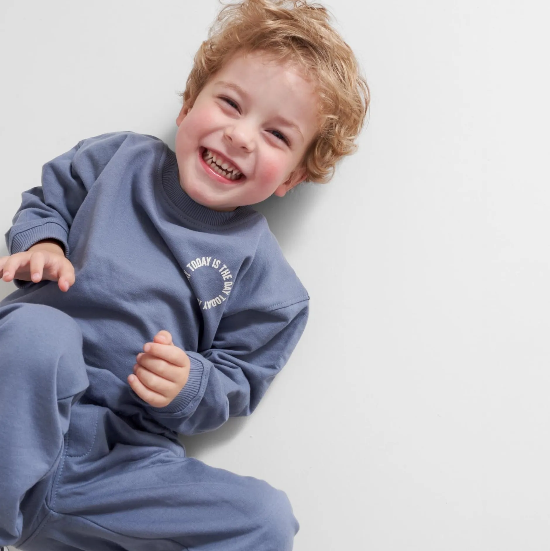 Truien & Vesten|Truien & Sweaters*Prénatal peuter sweater 2 stuks lange mouwen tekst Multi