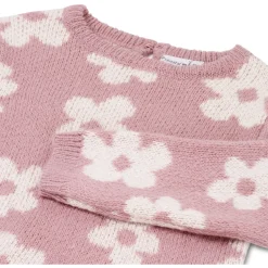 Truien & Vesten|Shirts & Blouses*Prénatal peuter sweater lange mouwen bloemen roze Light Pinkshade