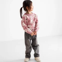 Truien & Vesten|Shirts & Blouses*Prénatal peuter sweater lange mouwen bloemen roze Light Pinkshade