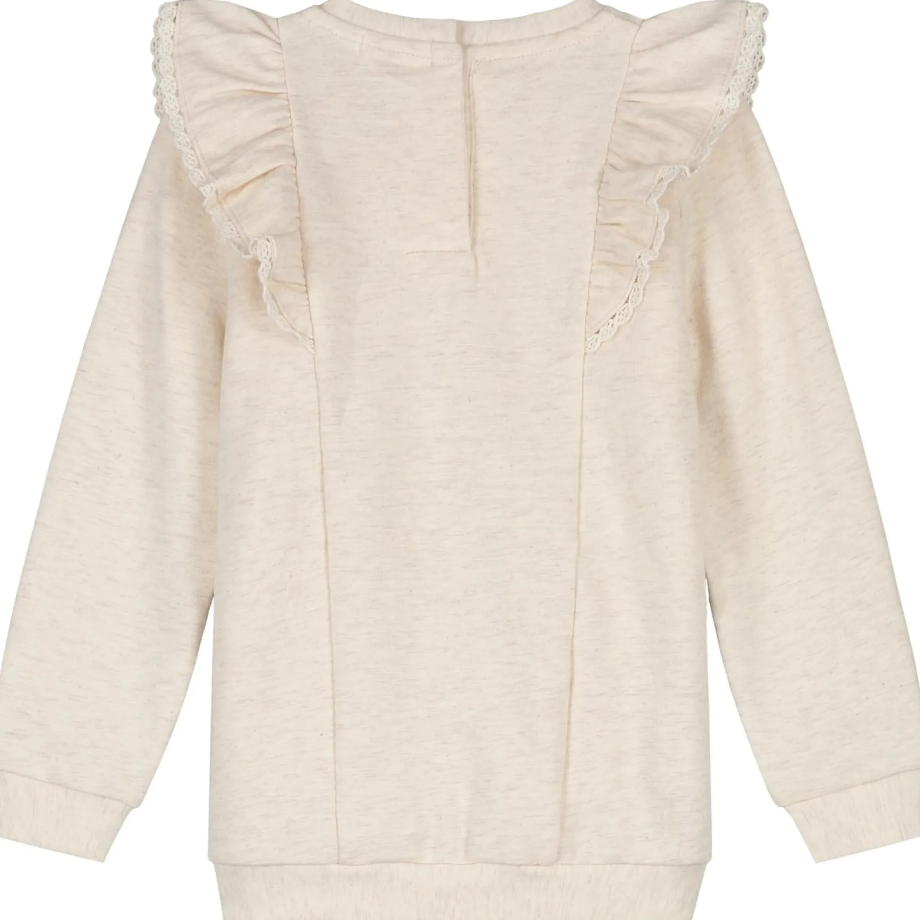 Truien & Vesten|Truien & Sweaters*Prénatal peuter sweater lange mouwen effen beige Light Brown Melange