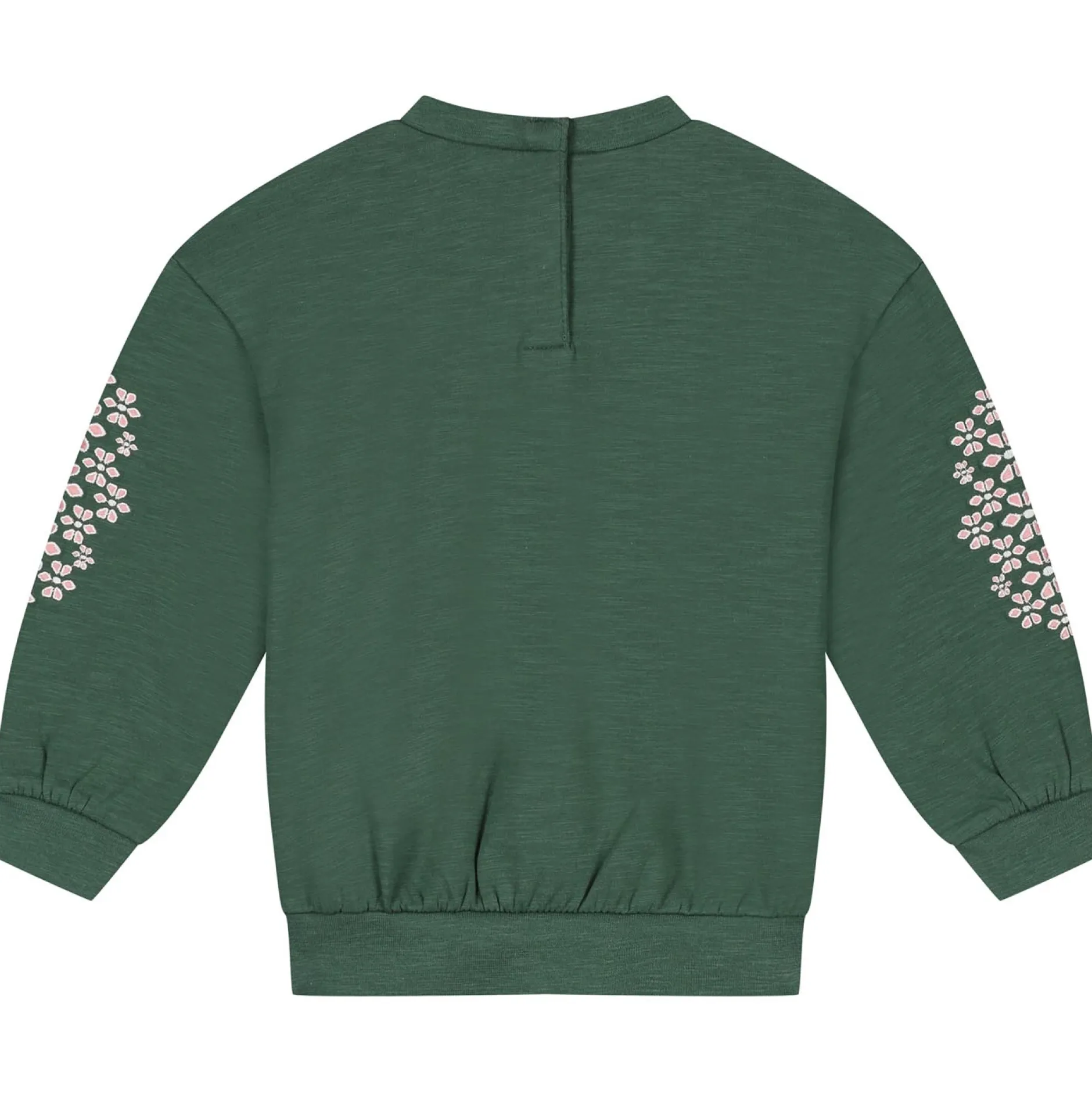 Truien & Vesten|Truien & Sweaters*Prénatal peuter sweater lange mouwen effen groen Dark Bottle Green