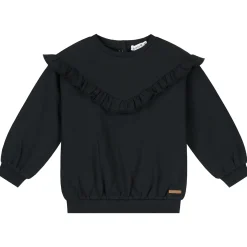 Truien & Vesten|Truien & Sweaters*Prénatal peuter sweater lange mouwen effen zwart Night Black