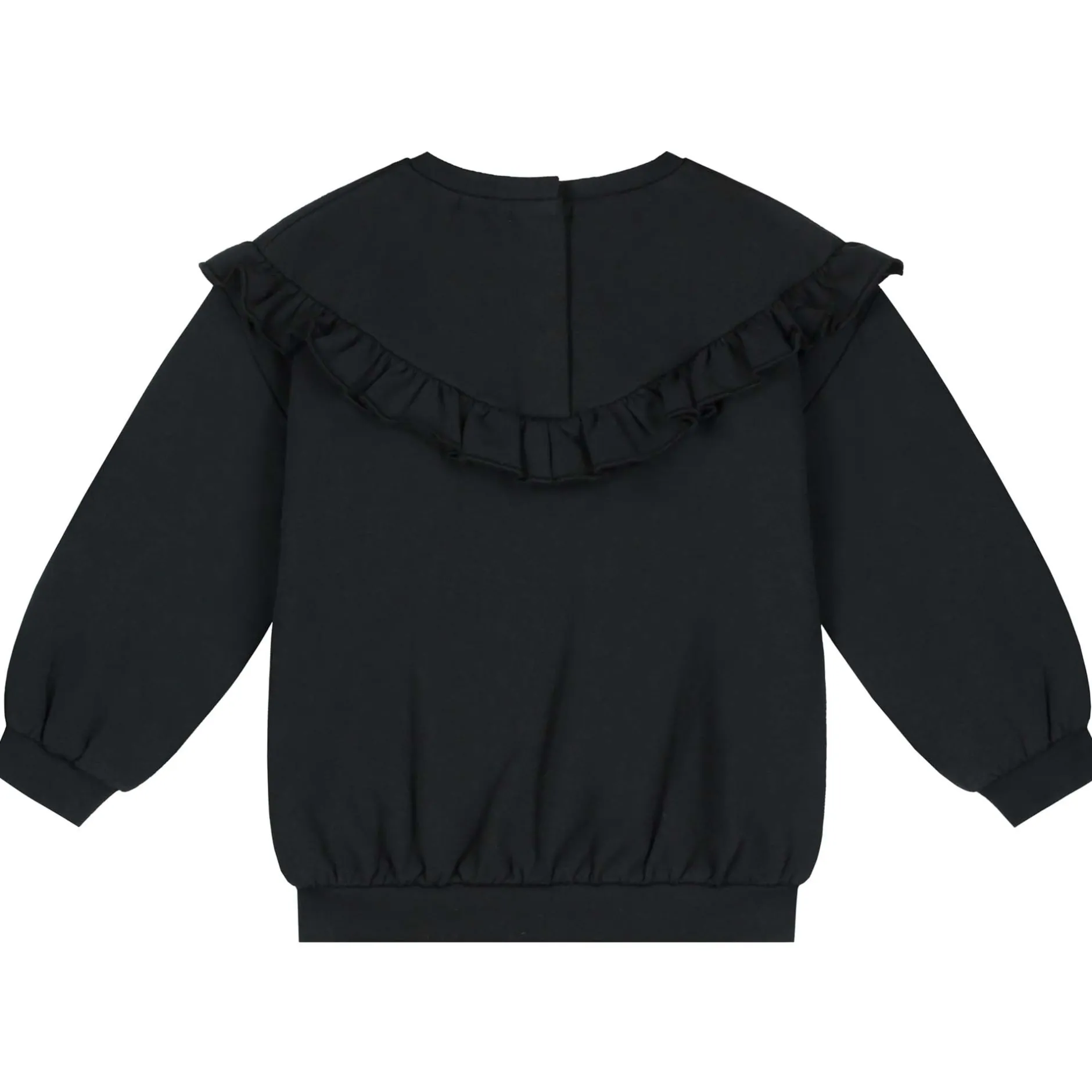 Truien & Vesten|Truien & Sweaters*Prénatal peuter sweater lange mouwen effen zwart Night Black