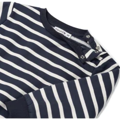 Truien & Vesten|Truien & Sweaters*Prénatal peuter sweater lange mouwen strepen antraciet Dark Bluegrey