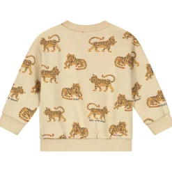 Truien & Vesten|Truien & Sweaters*Prénatal peuter sweater lange mouwen dierenprint multi Soft Bisquit