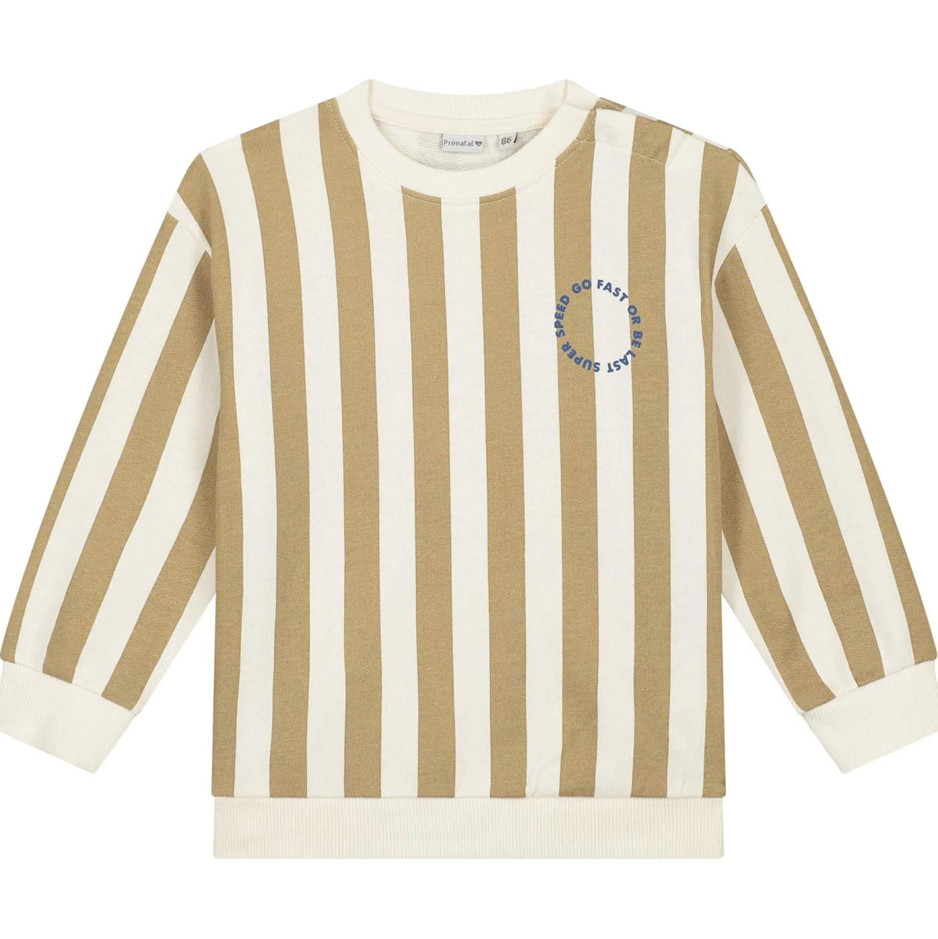Truien & Vesten|Truien & Sweaters*Prénatal peuter sweater lange mouwen strepen geel Light Lemon Yellow