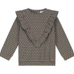 Truien & Vesten|Shirts & Blouses*Prénatal peuter sweater lange mouwen all over print multi Dark Bottle Green