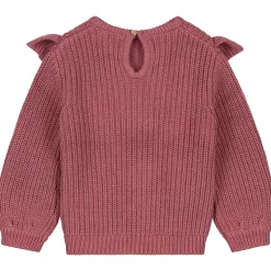 Truien & Vesten|Shirts & Blouses*Prénatal peuter sweater lange mouwen effen rood Rosered