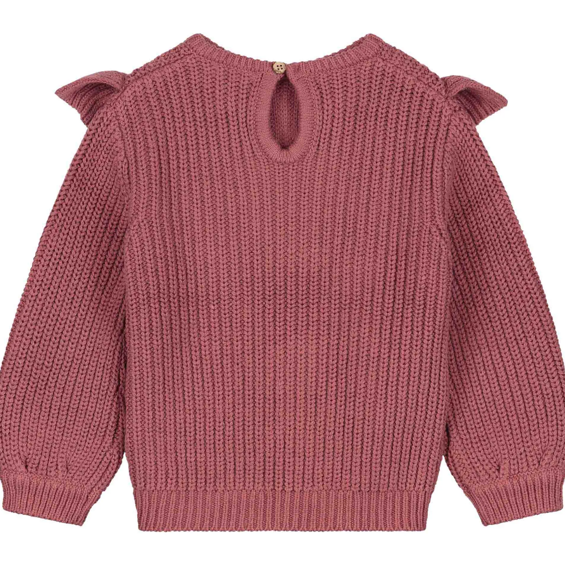 Truien & Vesten|Shirts & Blouses*Prénatal peuter sweater lange mouwen effen rood Rosered