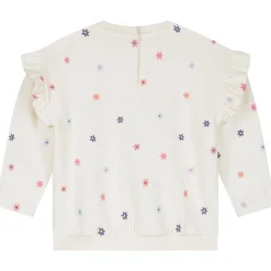 Truien & Vesten|Truien & Sweaters*Prénatal peuter sweater lange mouwen bloemen wit Dark Off-White