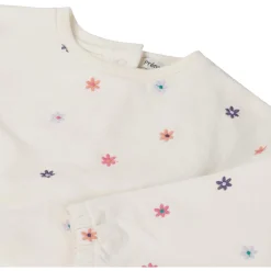 Truien & Vesten|Truien & Sweaters*Prénatal peuter sweater lange mouwen bloemen wit Dark Off-White