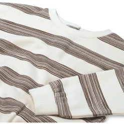 Truien & Vesten|Truien & Sweaters*Prénatal peuter sweater lange mouwen strepen bruin Chocolatbrown