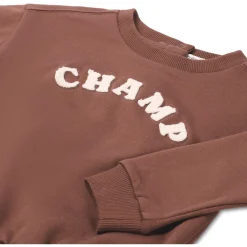 Truien & Vesten|Truien & Sweaters*Prénatal peuter sweater lange mouwen tekst bruin Chocolatbrown