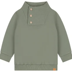 Truien & Vesten|Truien & Sweaters*Prénatal peuter sweater lange mouwen effen groen Leaf Gree