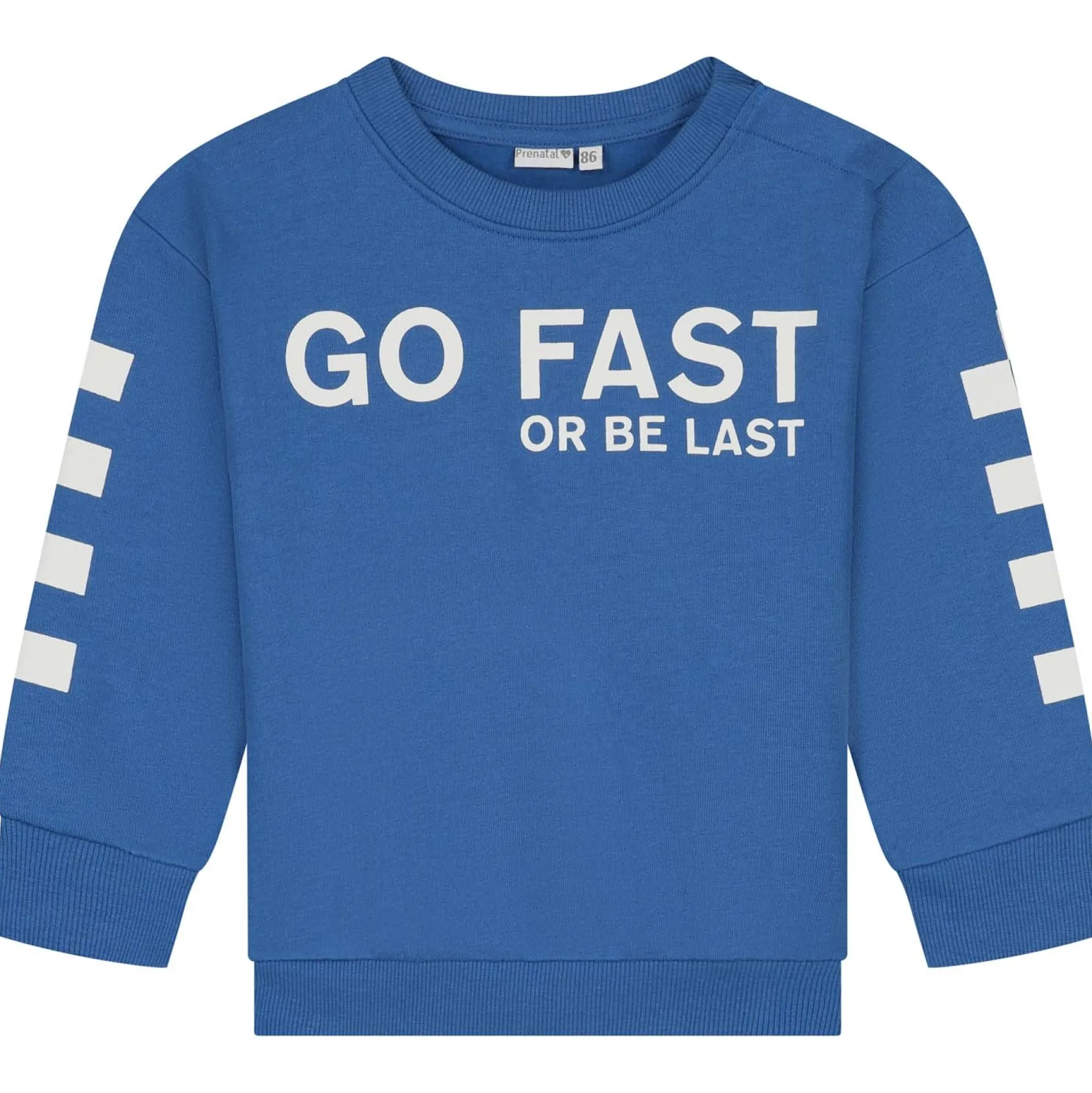 Truien & Vesten|Truien & Sweaters*Prénatal peuter sweater lange mouwen tekst blauw Dark Royal Blue