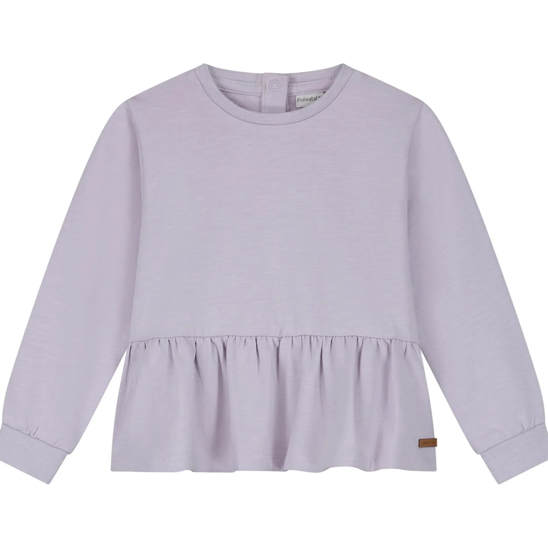 Truien & Vesten|Truien & Sweaters*Prénatal peuter sweater lange mouwen effen paars Light Purple
